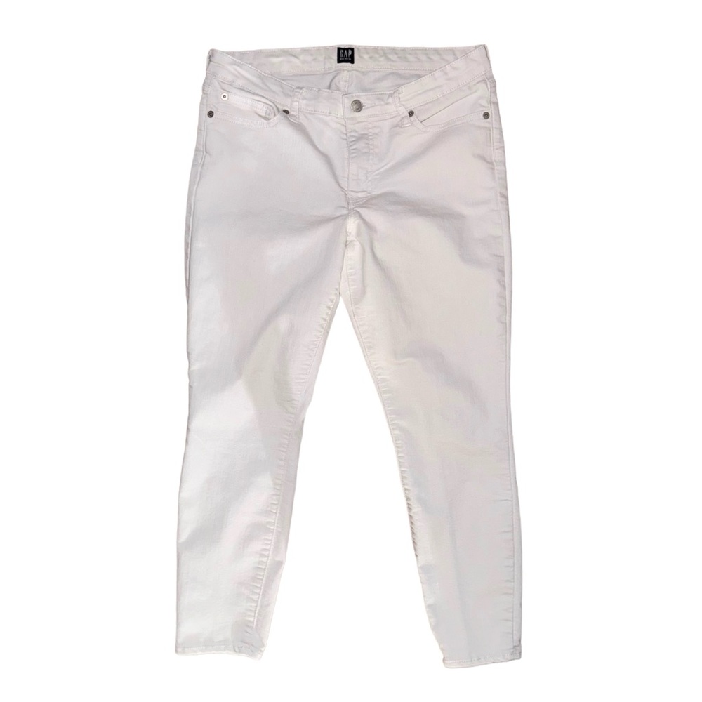 Gap Skinny Jeans In White // 30 Regular